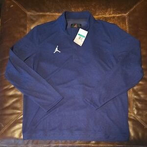 Jordan Navy Long Sleeve 1/4 Zip Pullover